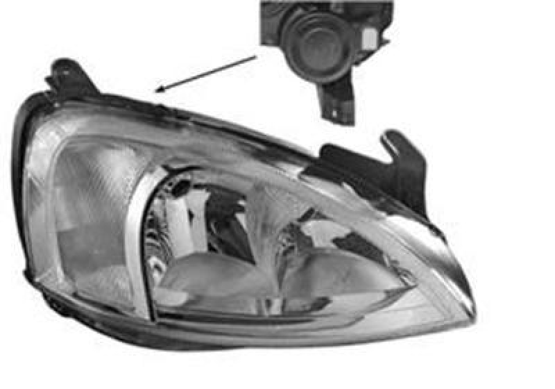 VAN WEZEL Headlight