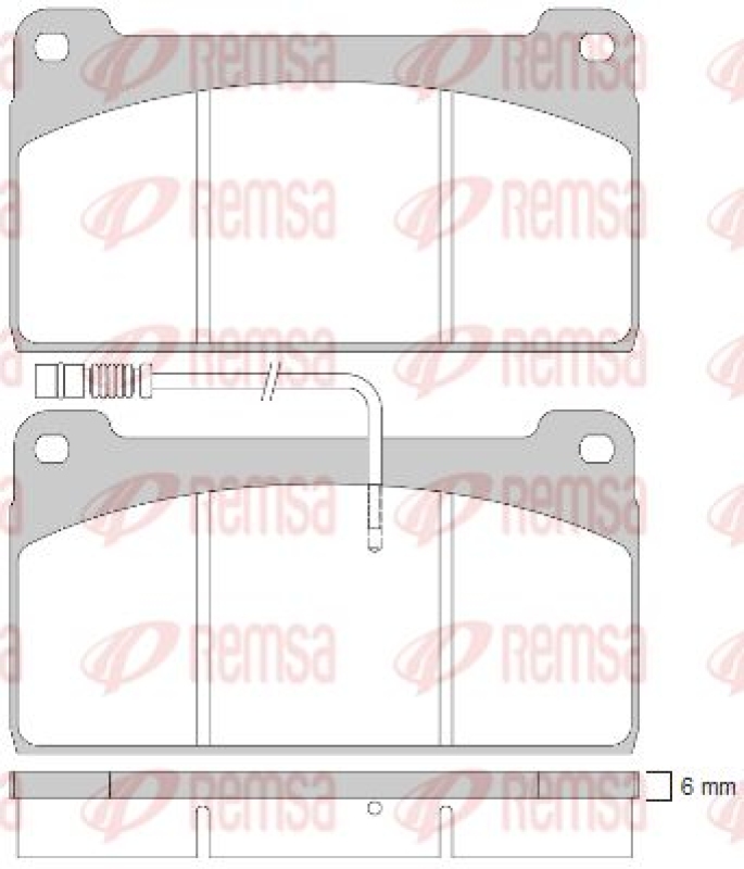 KAWE Brake Pad Set, disc brake