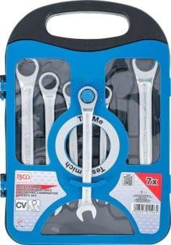 BGS Ratchet Ring Open-ended Spanner Set