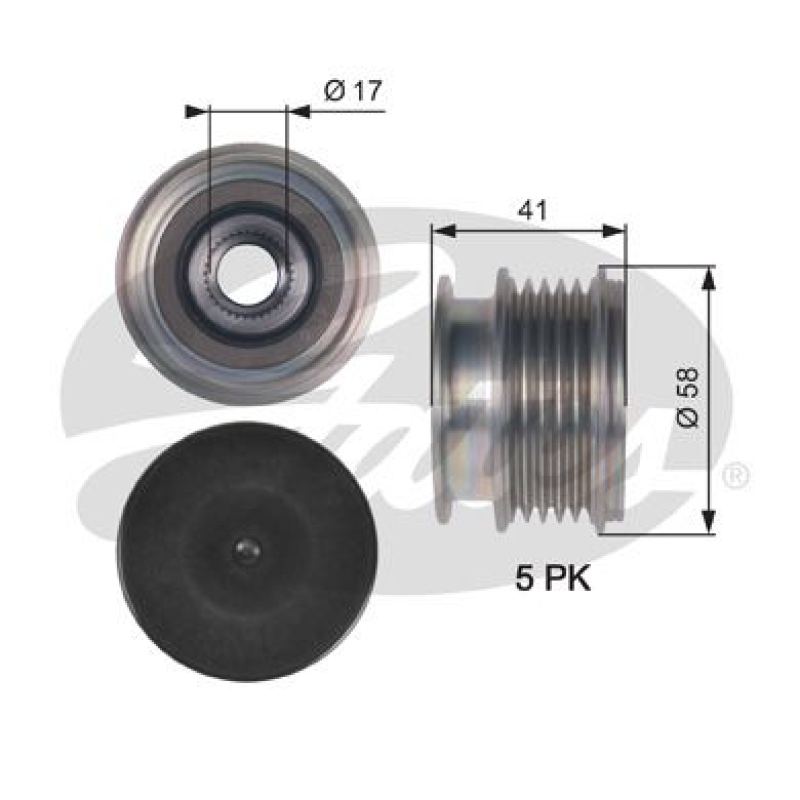 GATES Generatorfreilauf DriveAlign®