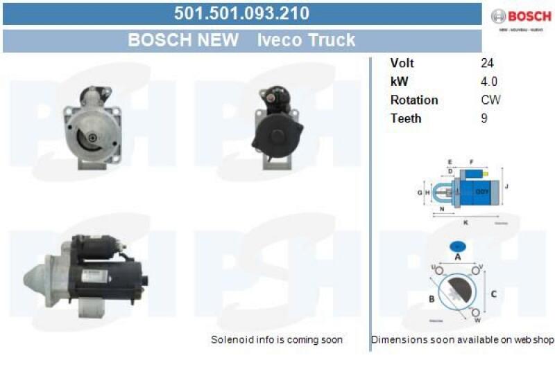 BV PSH Starter 501501093210