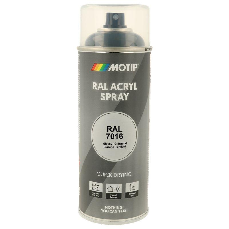 MOTIP Lack RAL 7016 anthrazitgrau hochglanz 400 ml