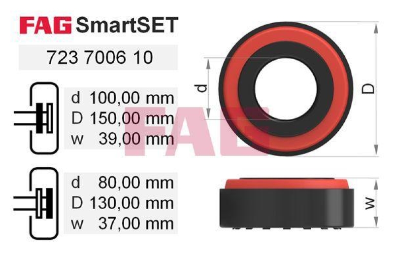 Schaeffler FAG Radlagersatz FAG SmartSET