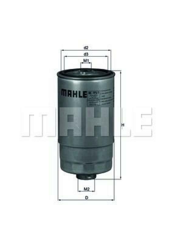 MAHLE ORIGINAL Fuel filter