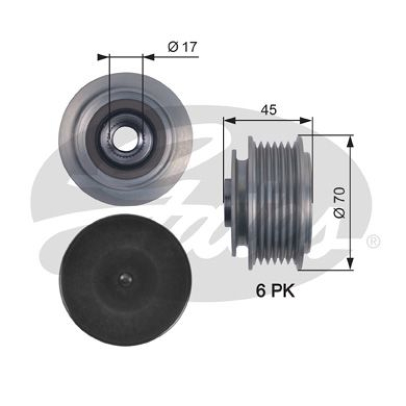 GATES Generatorfreilauf DriveAlign®