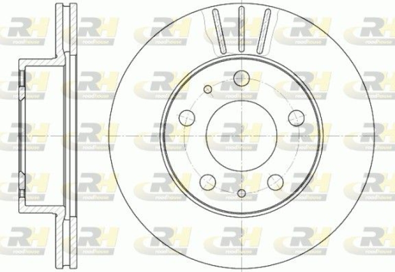 2x ROADHOUSE Bremsscheibe