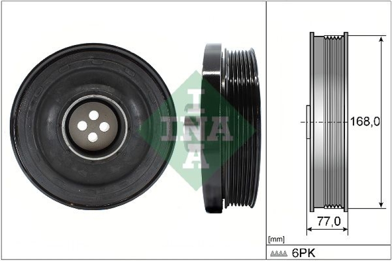 INA Belt Pulley, crankshaft