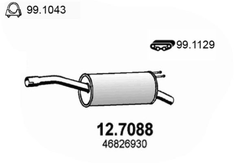 ASSO Rear Muffler