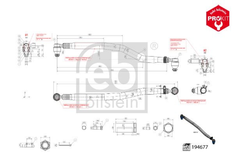 FEBI BILSTEIN Lenkstange ProKit