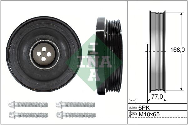 INA Belt Pulley Set, crankshaft