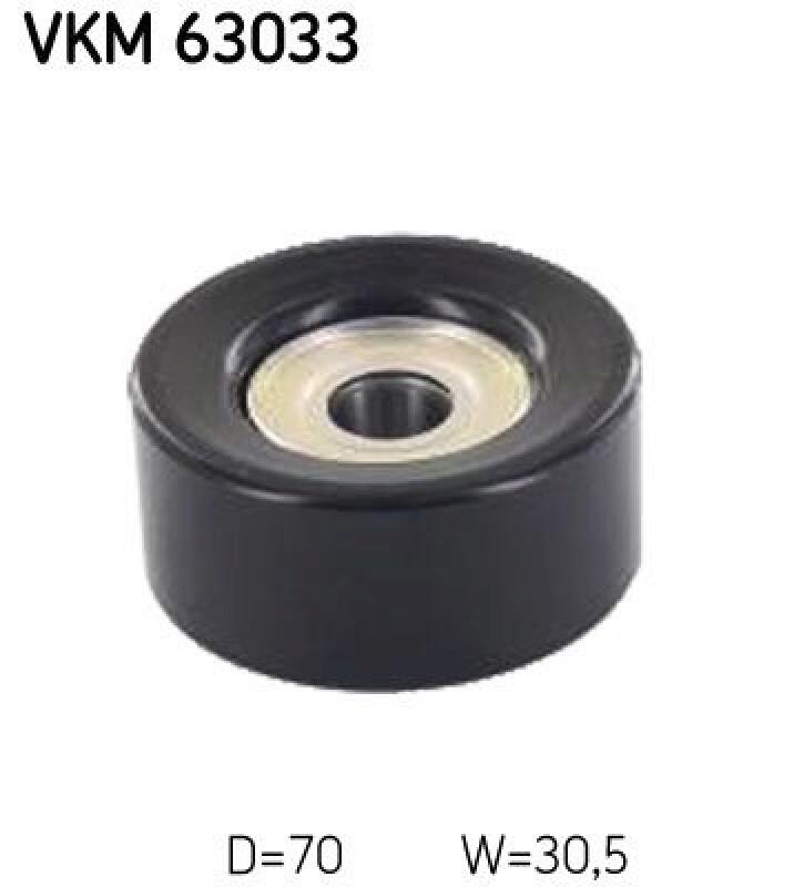 SKF Deflection/Guide Pulley, V-ribbed belt