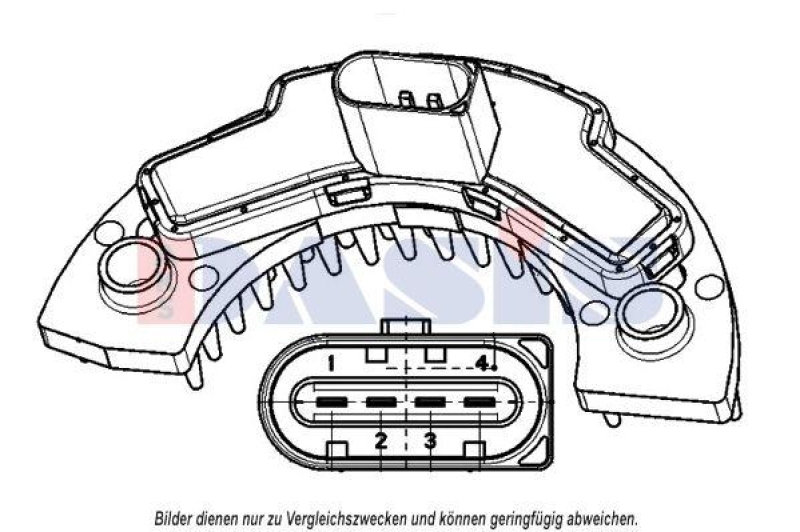 AKS DASIS Regler, Innenraumgebläse