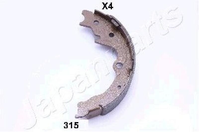 JAPANPARTS Brake Shoe Set, parking brake