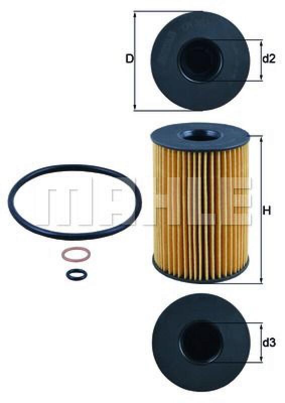 MAHLE Oil Filter