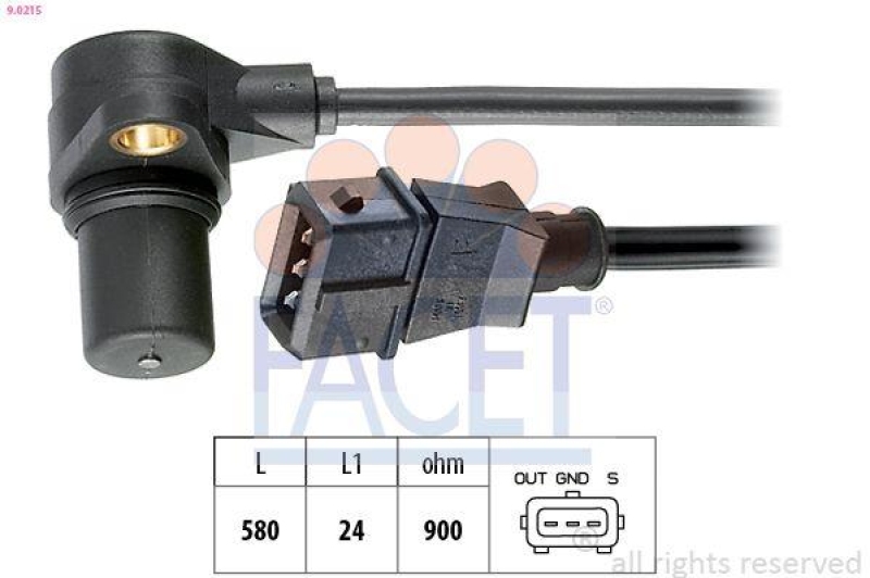 FACET Impulsgeber, Kurbelwelle Made in Italy - OE Equivalent