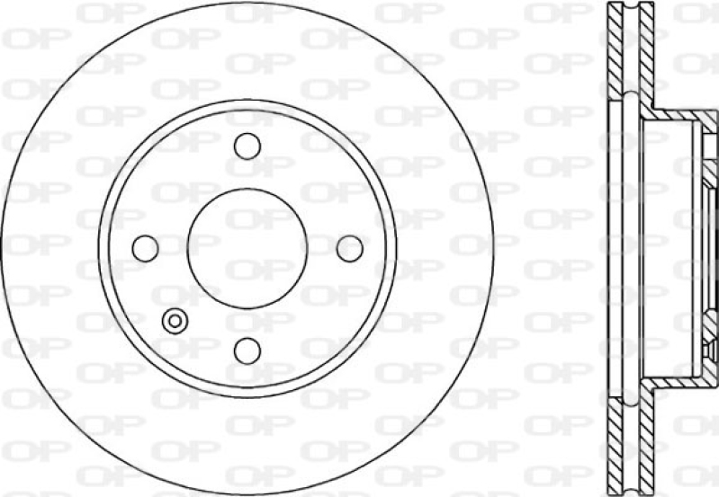 2x OPEN PARTS Bremsscheibe