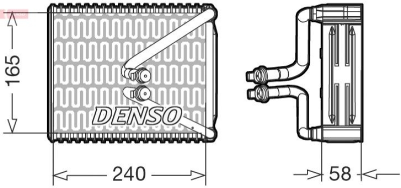 DENSO Verdampfer, Klimaanlage