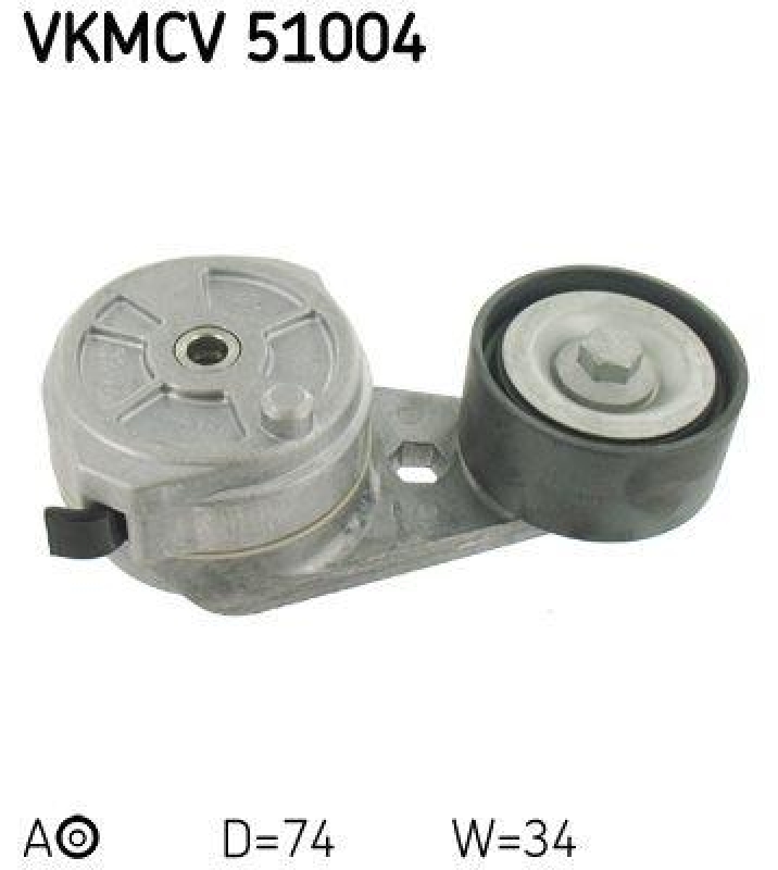 SKF Tensioner Pulley, v-ribbed belt