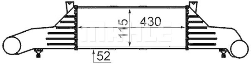 MAHLE Ladeluftkühler BEHR
