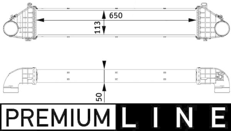 MAHLE Ladeluftk&uuml;hler BEHR *** PREMIUM LINE *** CI 139 000P