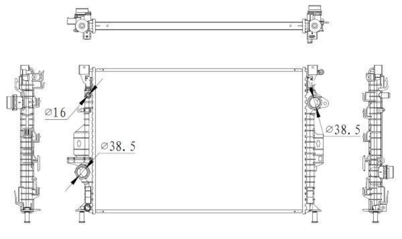 NRF Radiator, engine cooling
