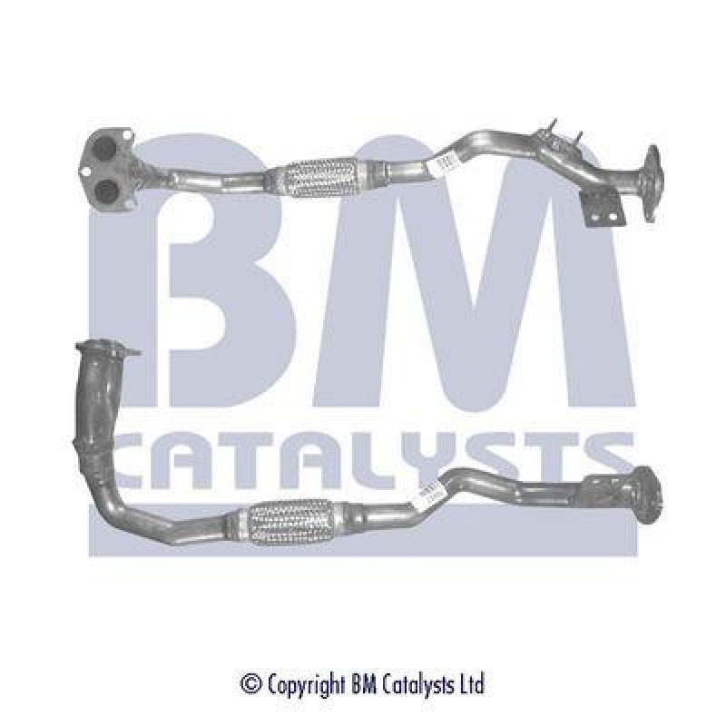 BM Catalysts Abgasrohr Vorne passend f&uuml;r Toyota Corolla 1.3 XLI 16V