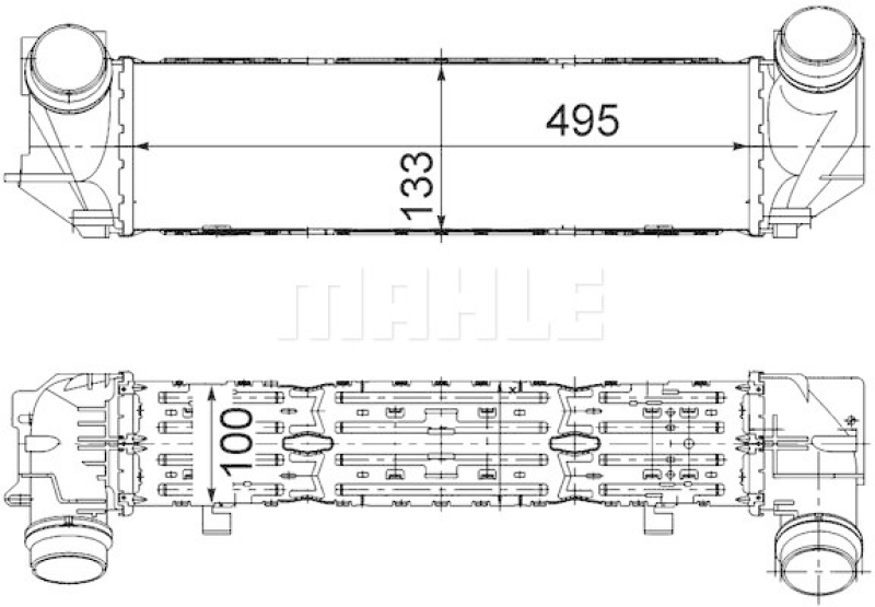 MAHLE Charge Air Cooler BEHR