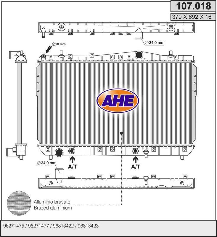 AHE Kühler, Motorkühlung