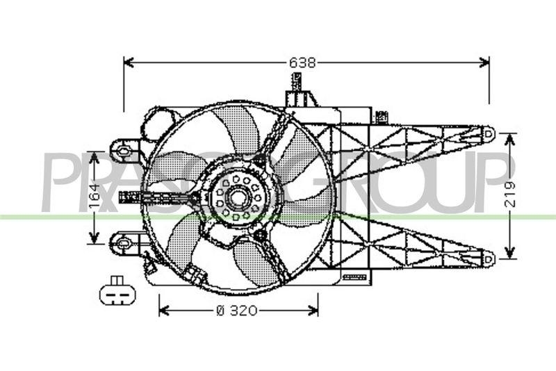 PRASCO L&uuml;fter, Motork&uuml;hlung PrascoSelection FT133F001