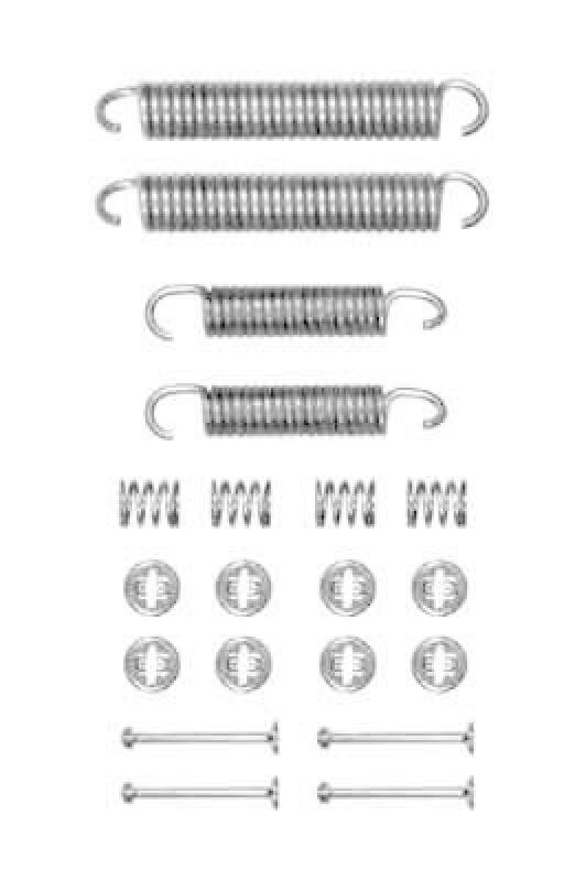 TRW Accessory Kit, brake shoes