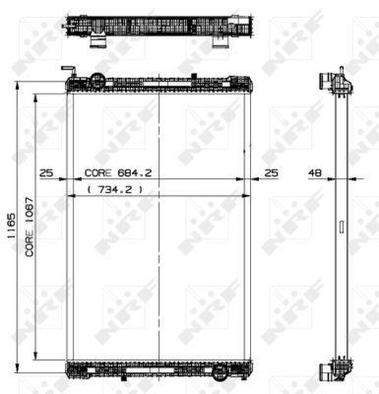 NRF Radiator, engine cooling