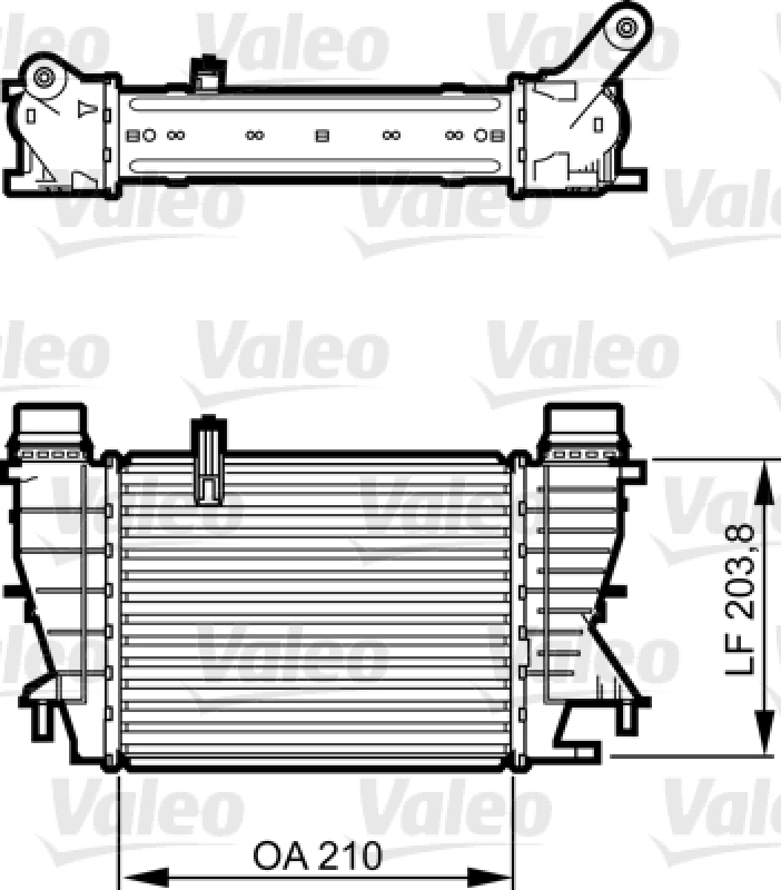VALEO Intercooler, charger