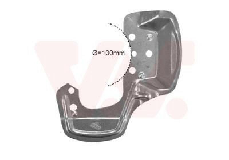 VAN WEZEL Splash Panel, brake disc