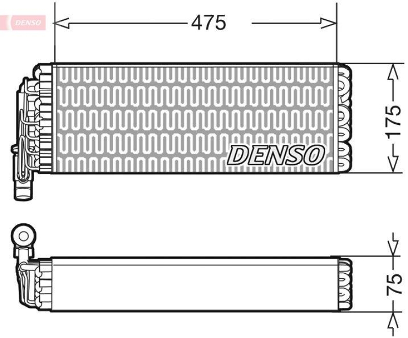 DENSO Evaporator, air conditioning