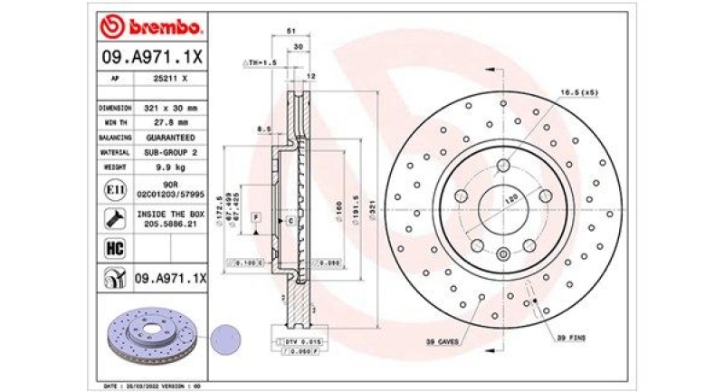 2x MAGNETI MARELLI Bremsscheibe