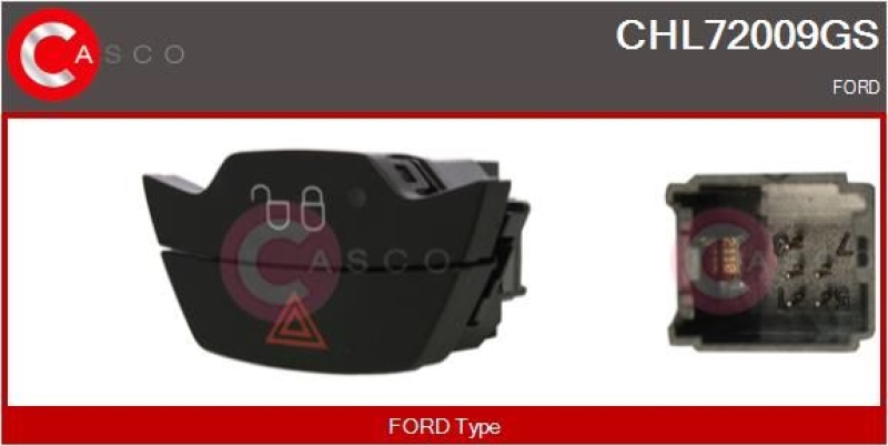 CASCO Warnblinkschalter Genuine