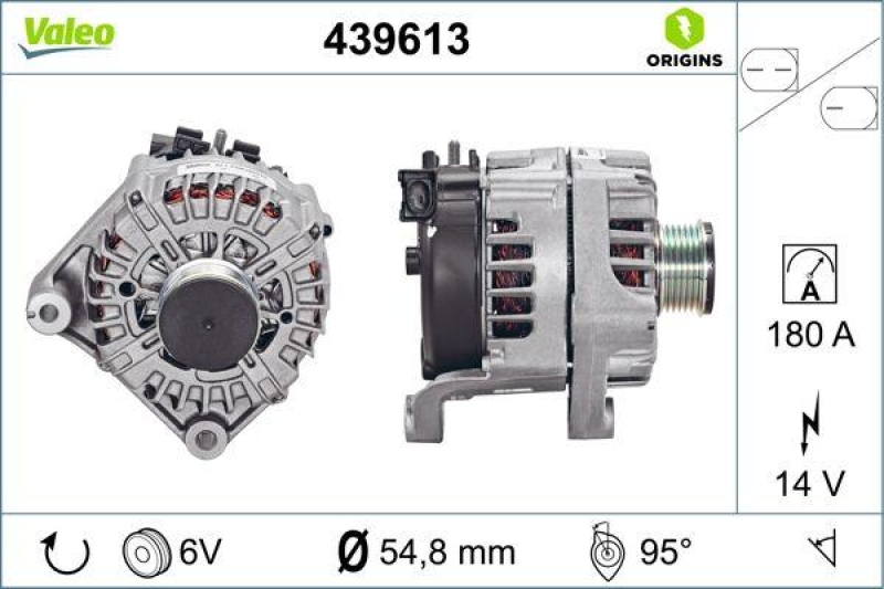 VALEO Generator VALEO ORIGINS NEW OE TECHNOLOGIE