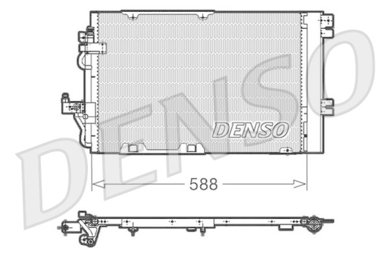DENSO Condenser, air conditioning