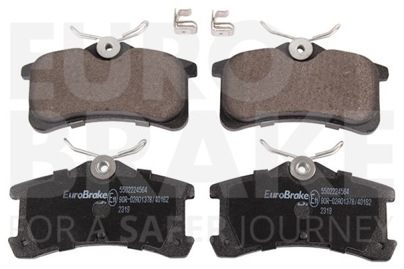 EUROBRAKE Brake Pad Set, disc brake