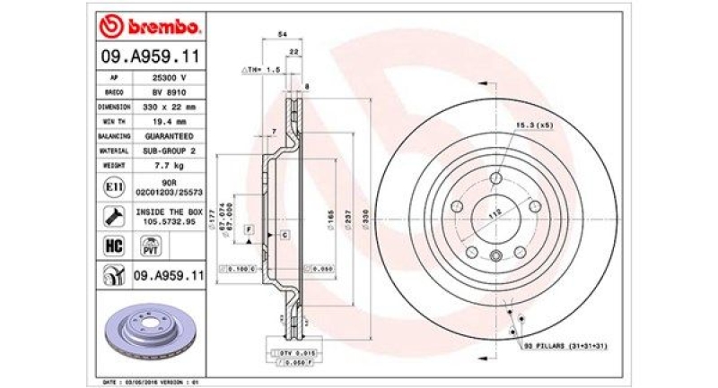 MAGNETI MARELLI Bremsscheibe