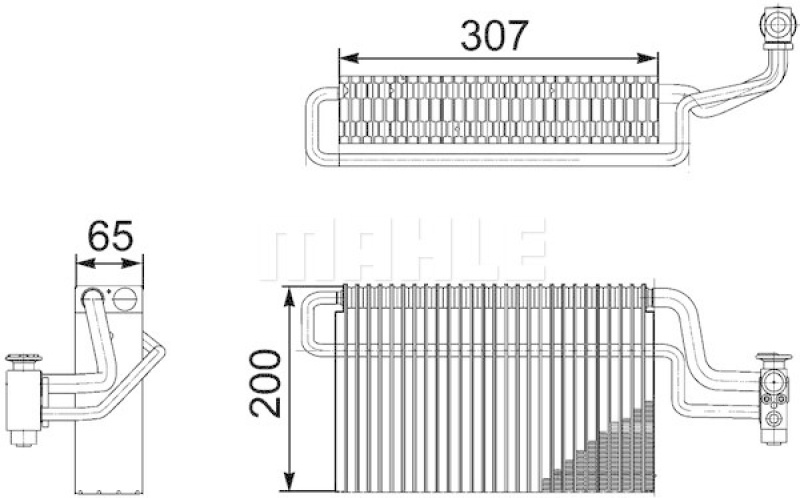 MAHLE Verdampfer, Klimaanlage BEHR *** PREMIUM LINE ***