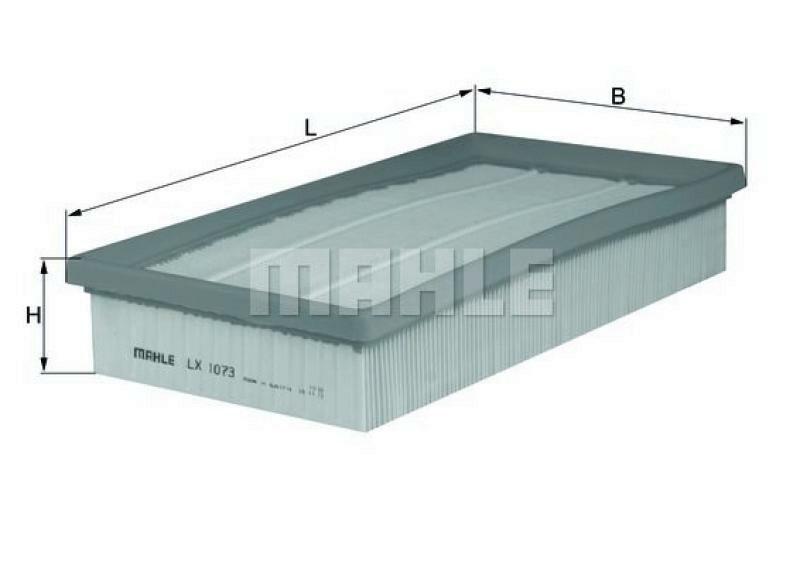 MAHLE ORIGINAL Luftfilter LX 1073