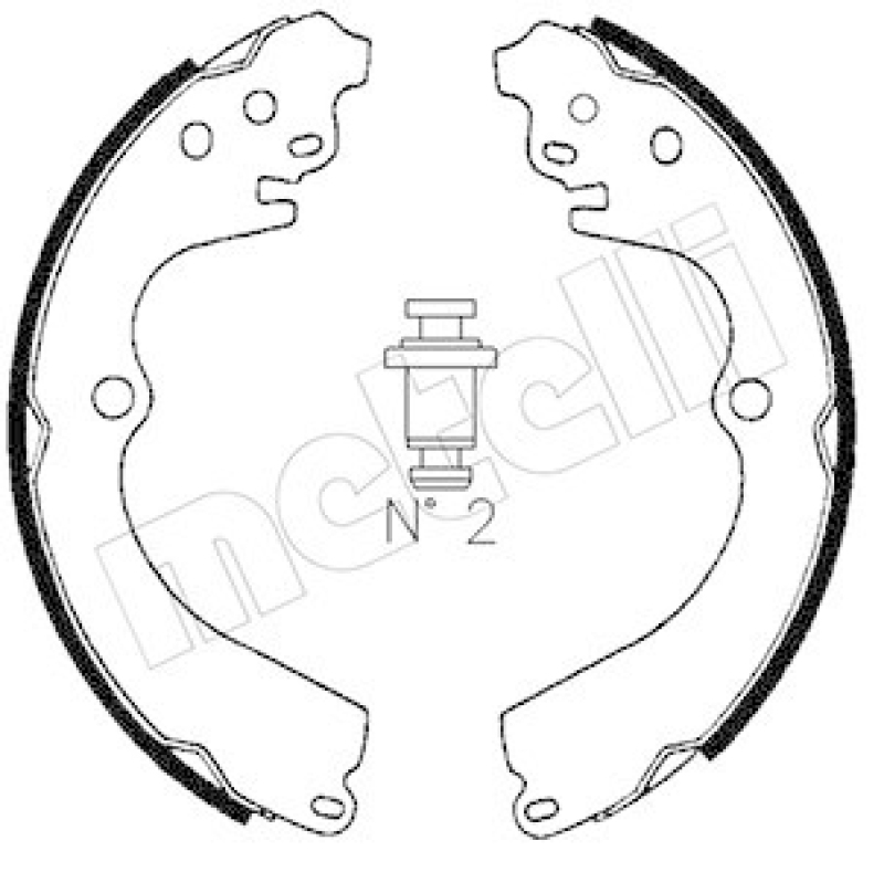 METELLI Bremsbackensatz 53-0383