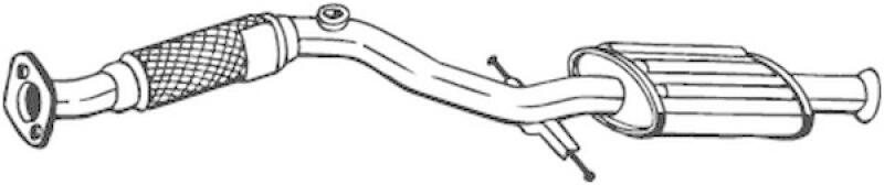BOSAL Front Silencer