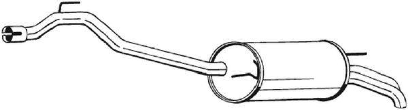 BOSAL Endschalldämpfer