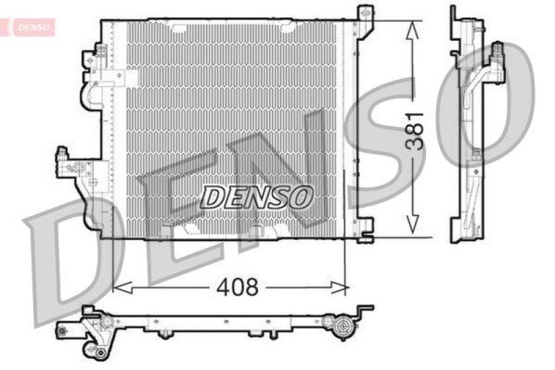 DENSO Condenser, air conditioning