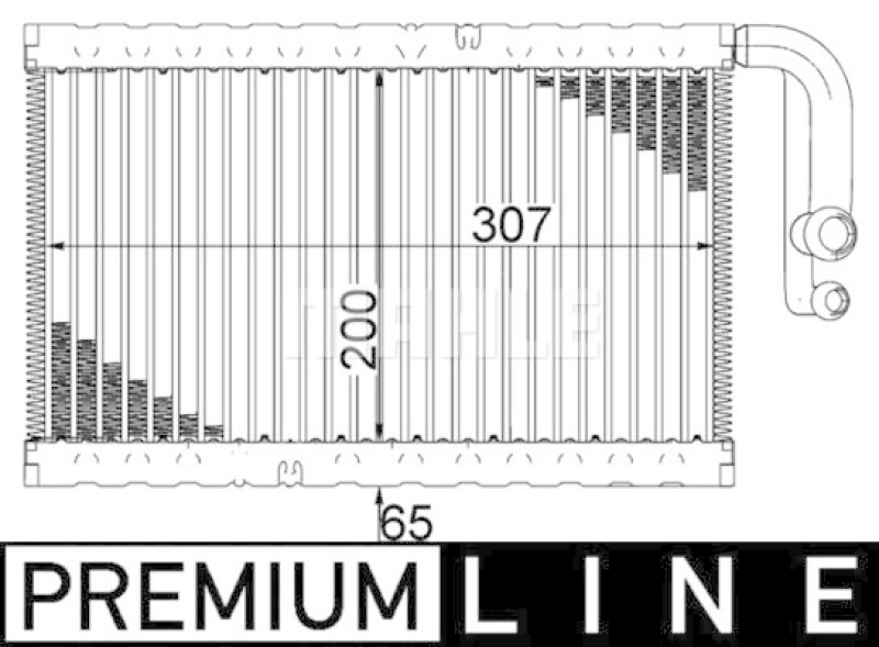 MAHLE Evaporator, air conditioning BEHR *** PREMIUM LINE ***