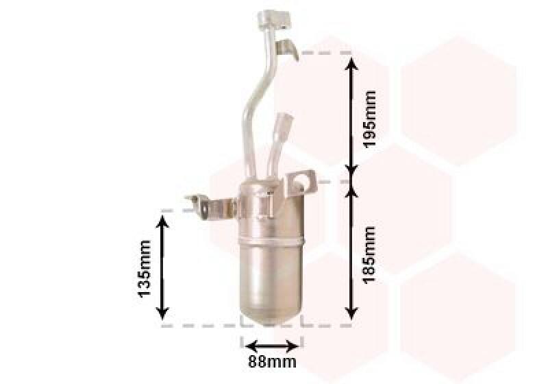 VAN WEZEL Dryer, air conditioning