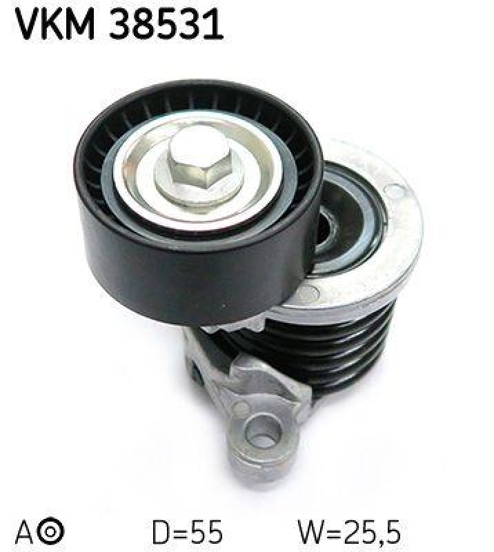 SKF Tensioner Pulley, v-ribbed belt