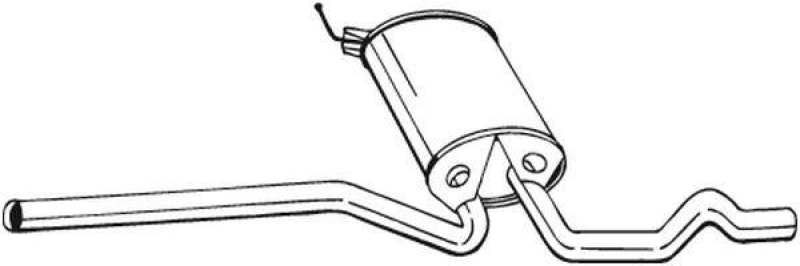 BOSAL Mittelschalldämpfer